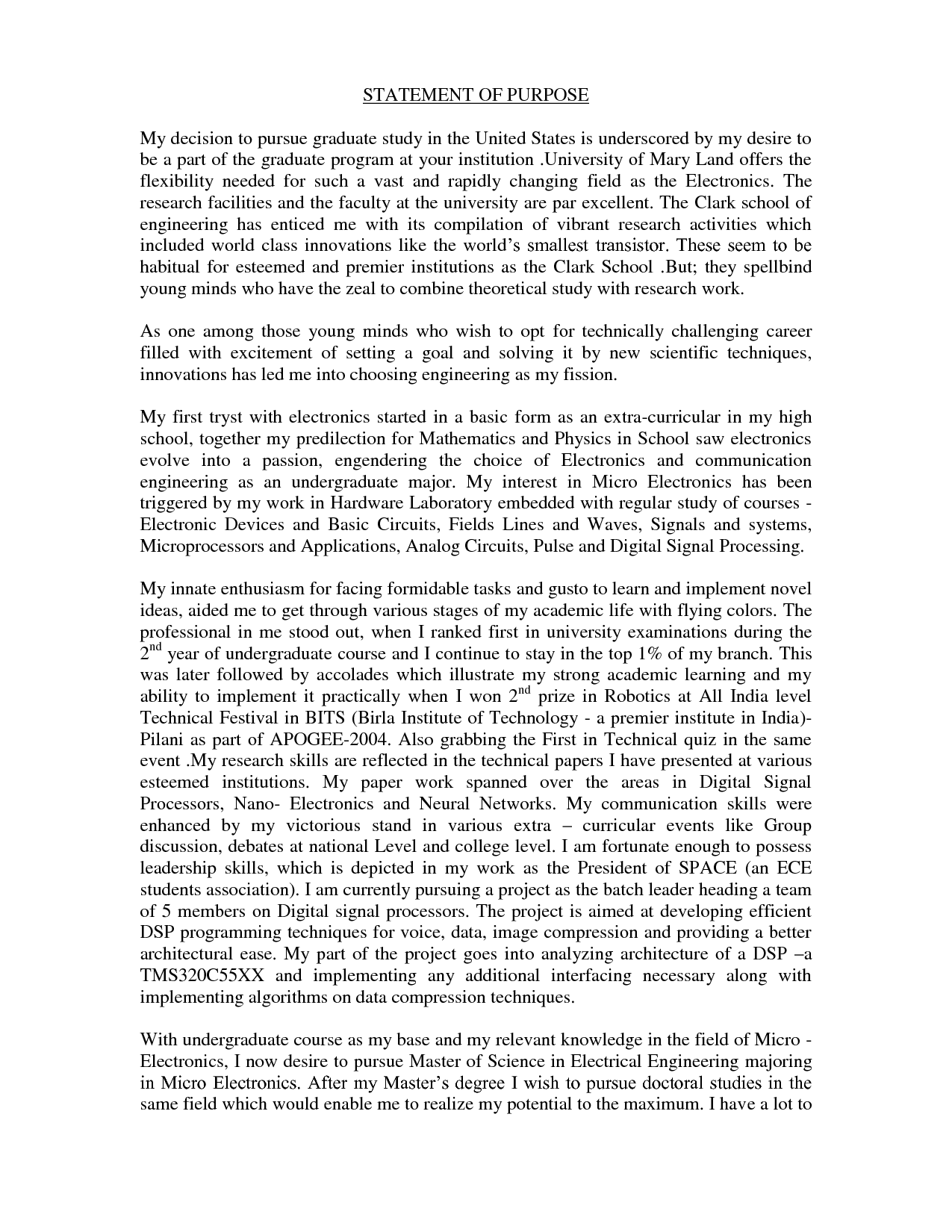 How to write a statement of intent image