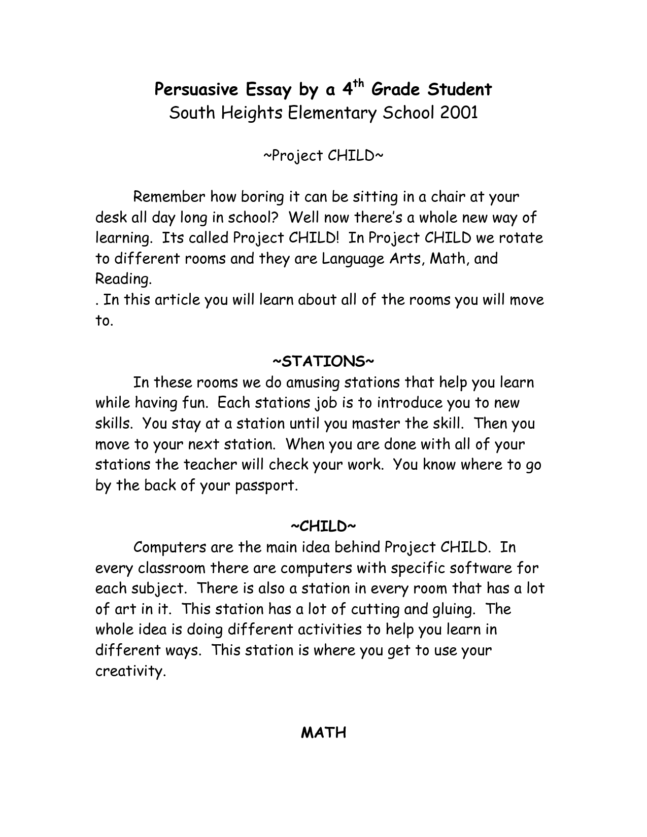 Essay about school life - We Write ?