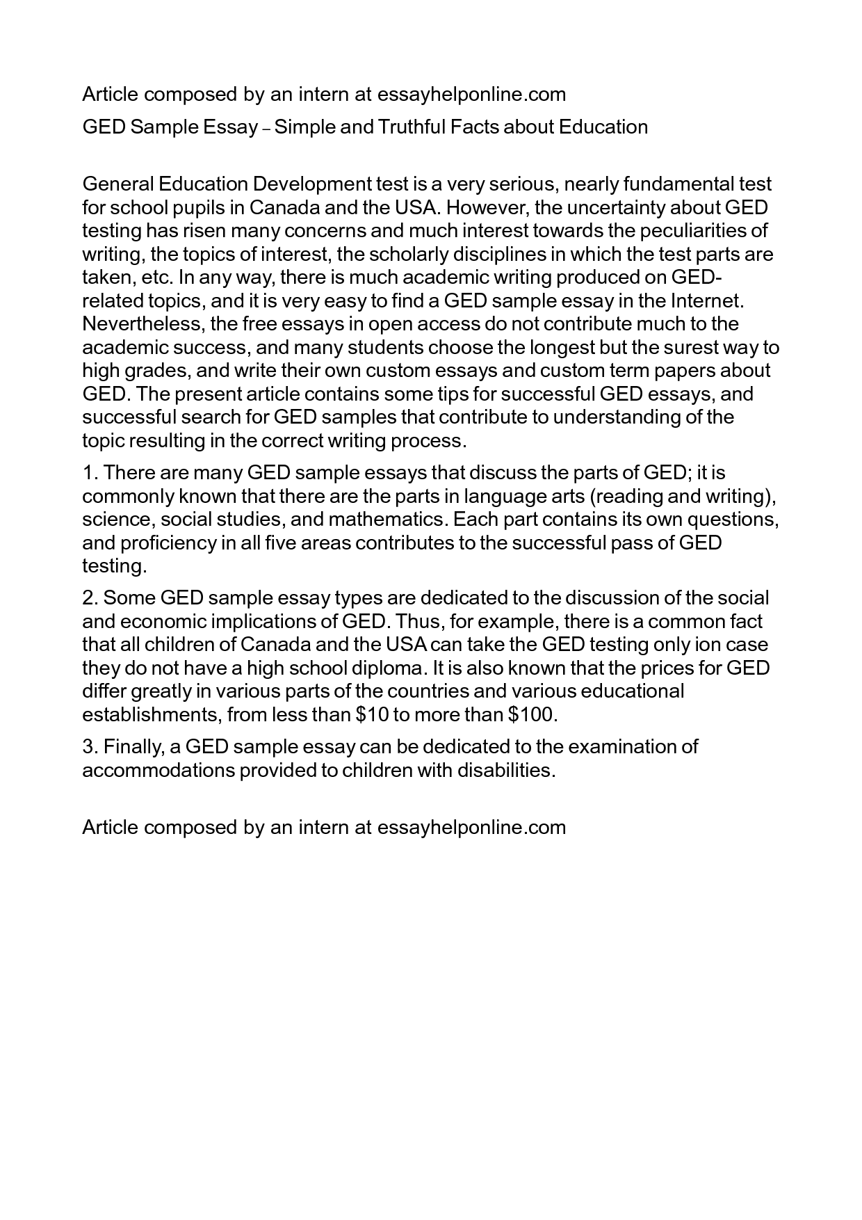 Ged extended response practice Ged extended response practice image