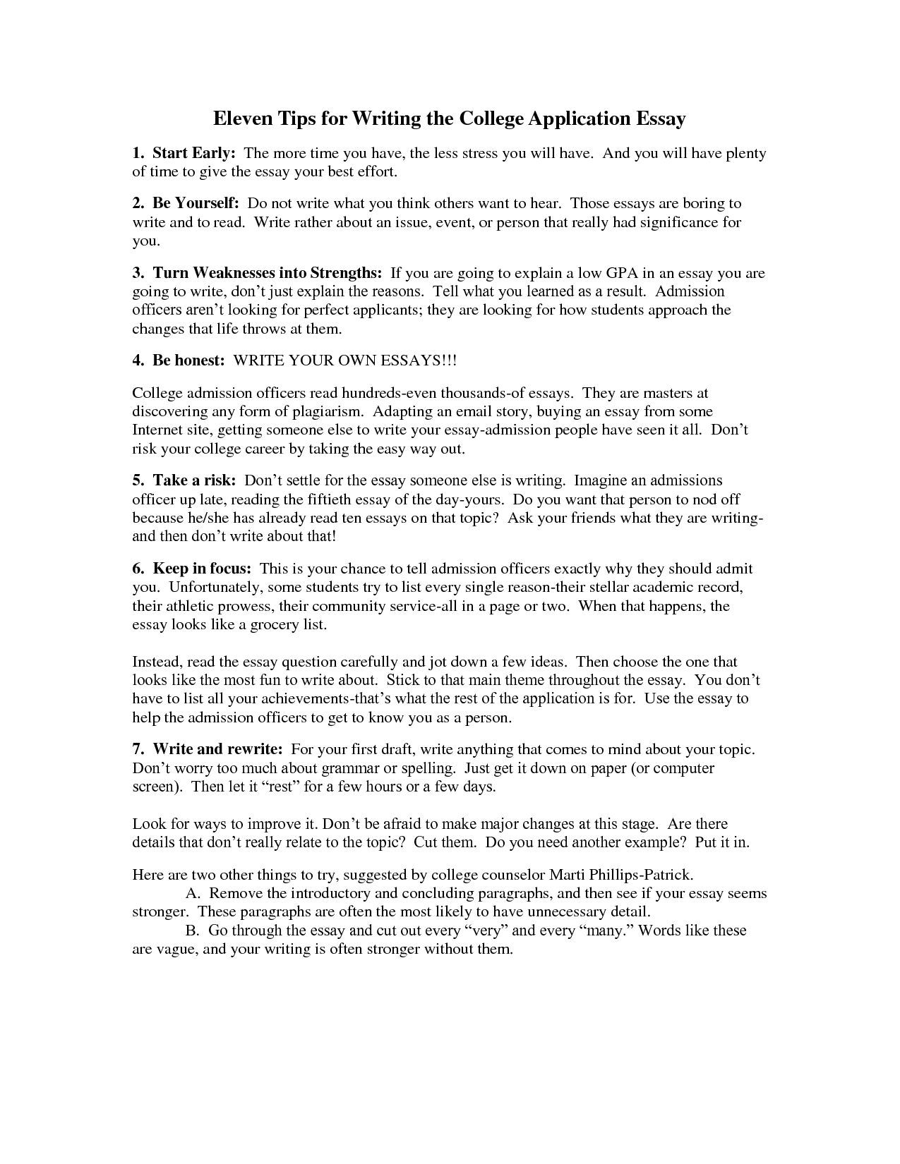 how to write a college admissions essay 3 page