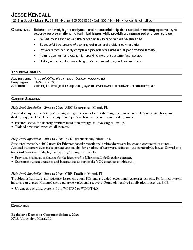 help completing a resume