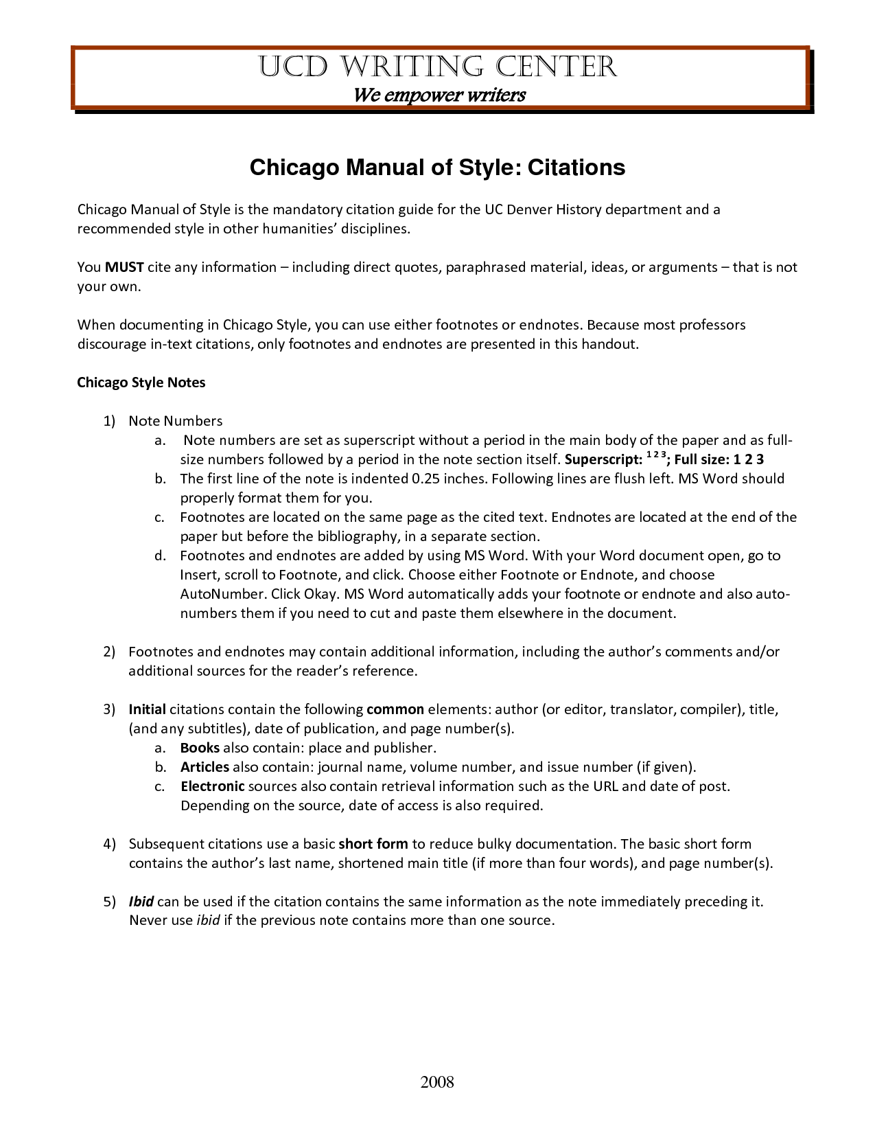 how to write an essay in chicago style