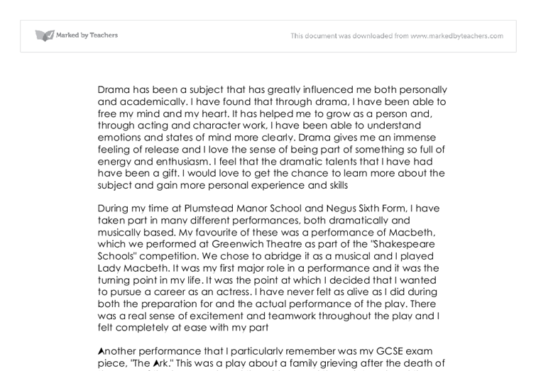 Personal statement writing service london