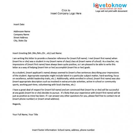 Recommendation Letter Template For Student from davidsonrealtyblog.com