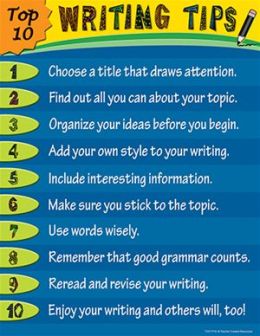 creative writing tips ideas