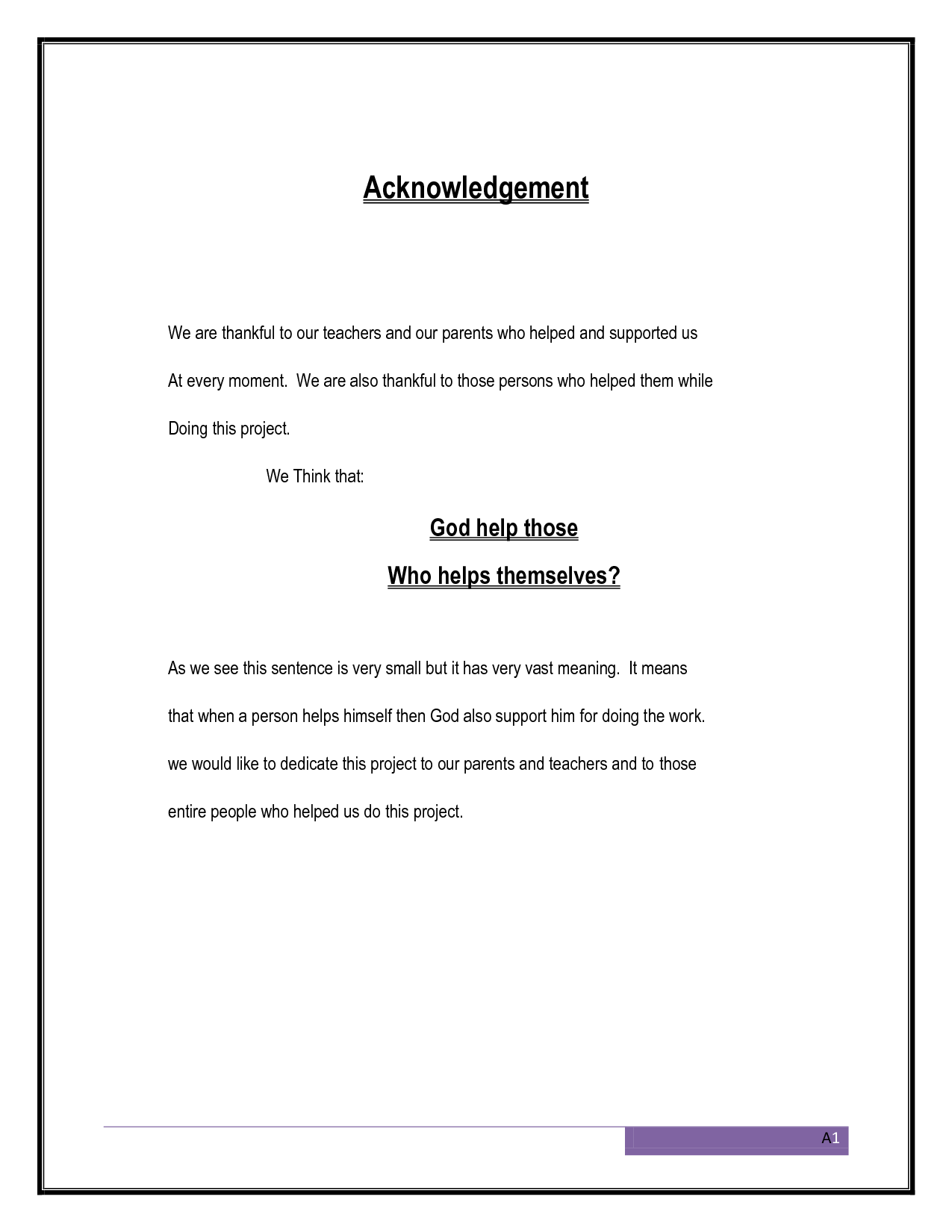 Dissertation how to write acknowledgements