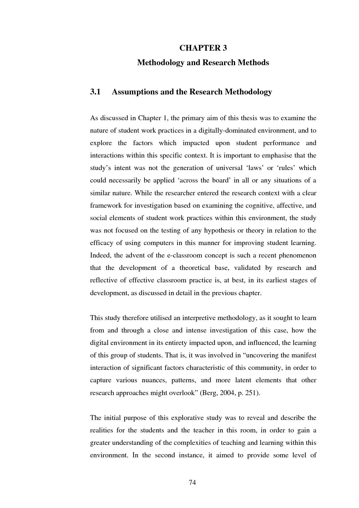 how to write methodology section of dissertation