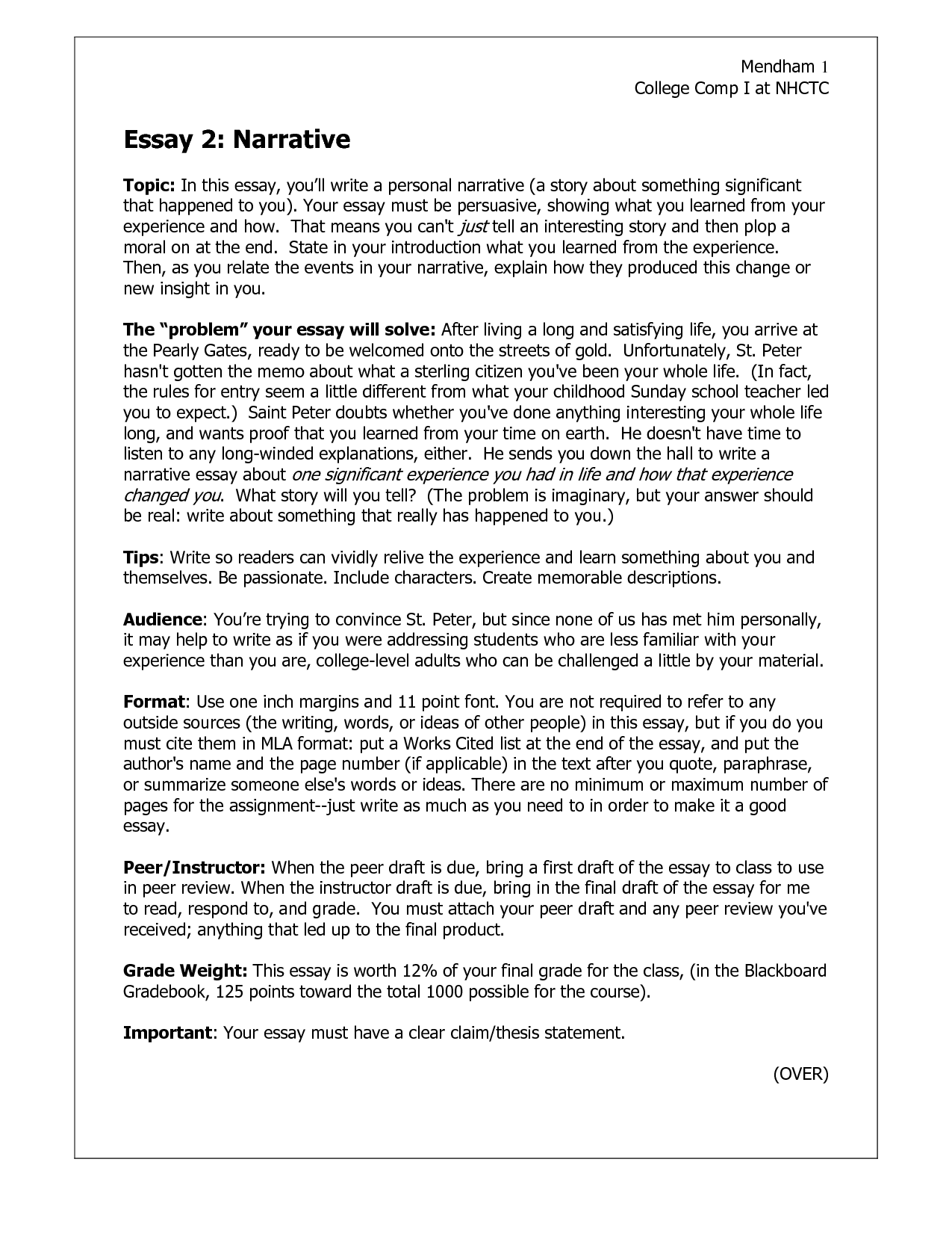Examples of high school essays Examples of high school essays image