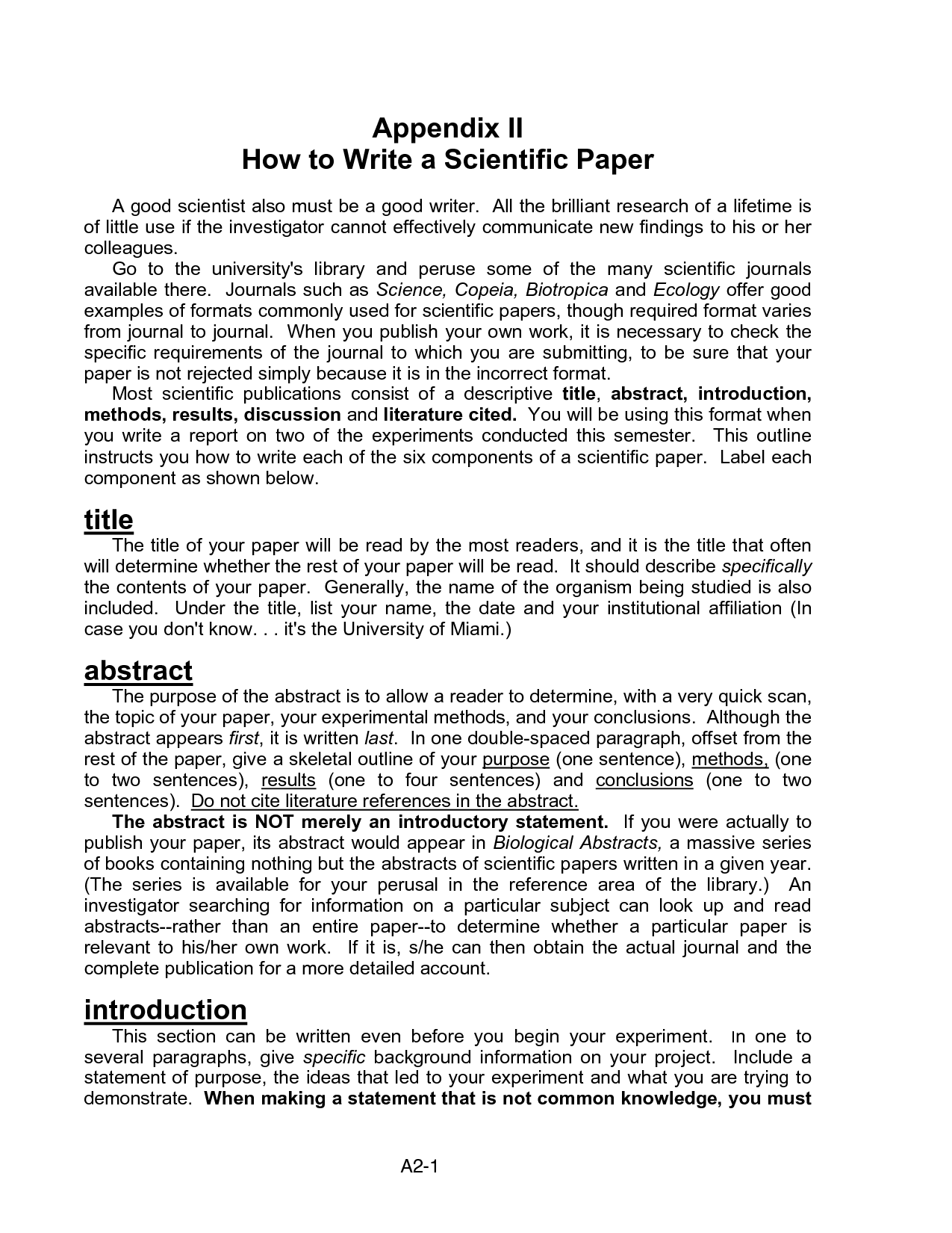 How to Write a Scientific Report - Apxer