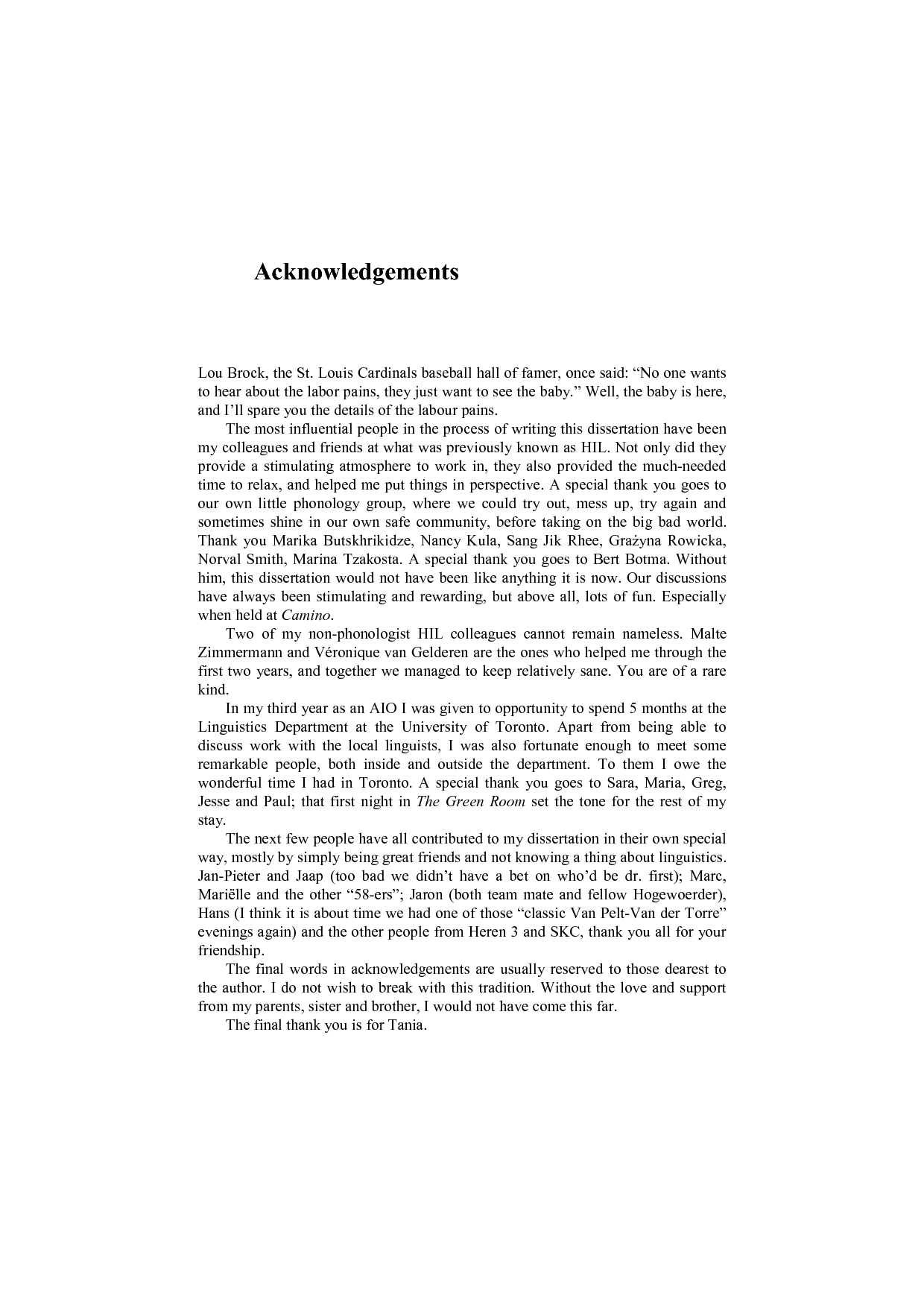 How To Write Thesis Acknowledgement
